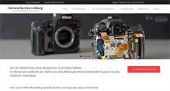 Desktop Screenshot of camera-service.nl