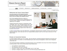 Tablet Screenshot of camera-service.ch